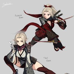 This is a pixiv picture whose title is 無明の暗殺者.