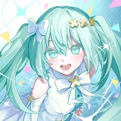 This is a pixiv picture whose title is 劇場版初音ミク.