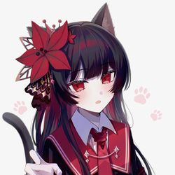 This is a pixiv picture whose title is 猫耳ヒロ.