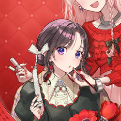 This is a pixiv picture whose title is ♥️.