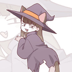 This is a pixiv picture whose title is 魔女.