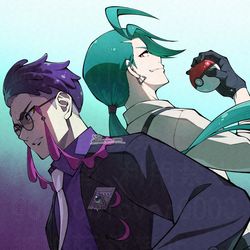 This is a pixiv picture whose title is カラスバとチリちゃん.