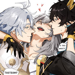 This is a pixiv picture whose title is Tagteam(PhaiStelleHeng).