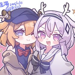 This is a pixiv picture whose title is 小鹿乱♀撞.