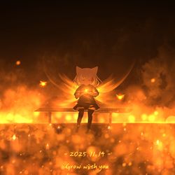 This is a pixiv picture whose title is Candle.