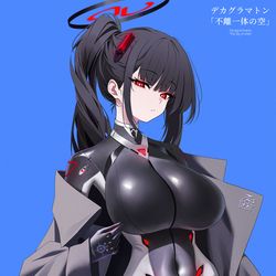 This is a pixiv picture whose title is 不離一体の空.