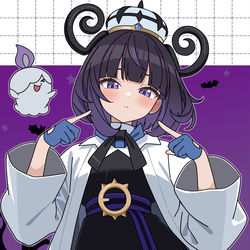 This is a pixiv picture whose title is ムクちゃんとヒトモシ👻.