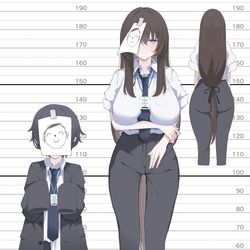 This is a pixiv picture whose title is 大きい先生小さい先生.