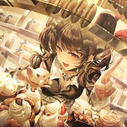This is a pixiv picture whose title is La pâtisserie.
