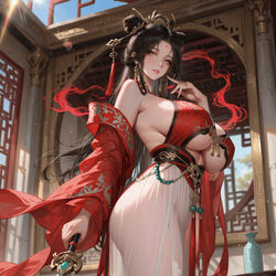 This is a pixiv picture whose title is 女修#3.