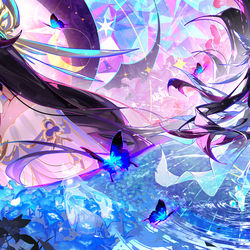 This is a pixiv picture whose title is 少女.