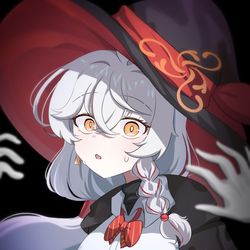 This is a pixiv picture whose title is 에리의 모자 벗기기.