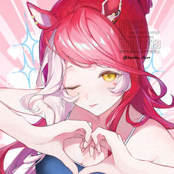 This is a pixiv picture whose title is ラヴ.
