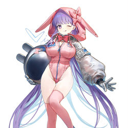 This is a pixiv picture whose title is 【FGO】BBコスモ×バニー.