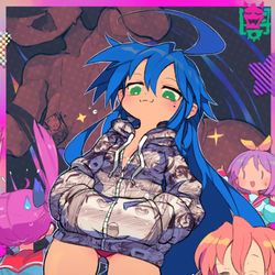 This is a pixiv picture whose title is Konata!! (+Bikini).