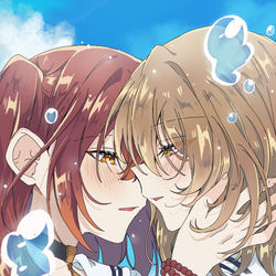 This is a pixiv picture whose title is My beloved monster ❤️💛.