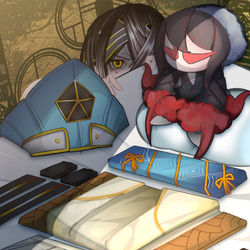 This is a pixiv picture whose title is 衣服を畳んだだけ.