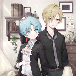 This is a pixiv picture whose title is 『スパイ教室 side『鳳』 スパイには向かない殺人』.