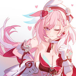 This is a pixiv picture whose title is 愛の神使エリ.