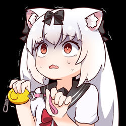 This is a pixiv picture whose title is 害怕.