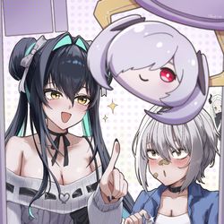 This is a pixiv picture whose title is セイレーン×モリー.