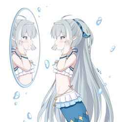 This is a pixiv picture whose title is 水着魔王ちゃん.