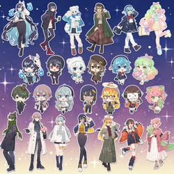 This is a pixiv picture whose title is 【お仕事】めめ村 × RED° TOKYO TOWER　12月.