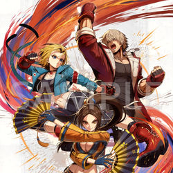 This is a pixiv picture whose title is 【お仕事】Fighters Crossover 全国大会#02.