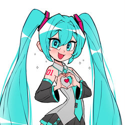 This is a pixiv picture whose title is Hatsune Miku.