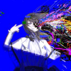 This is a pixiv picture whose title is 91日，she did not bleed.