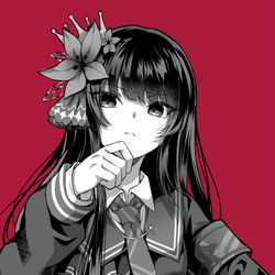 This is a pixiv picture whose title is 二階堂ヒロ（2枚目魔女化）.