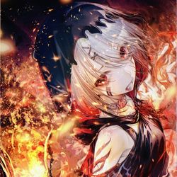 This is a pixiv picture whose title is 紫藤アリサ(魔女化).