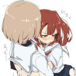 This is a pixiv picture whose title is (もっと比名子に構ってほしい…).