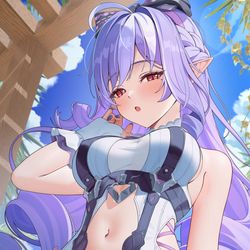 This is a pixiv picture whose title is 水着ビビアン.