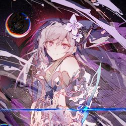 This is a pixiv picture whose title is 宿星審判.