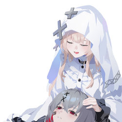 This is a pixiv picture whose title is ICE & FIRE.