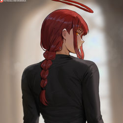 This is a pixiv picture whose title is Makima.