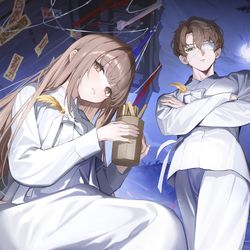 This is a pixiv picture whose title is CM.