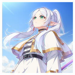 This is a pixiv picture whose title is 芙莉莲.