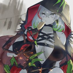 This is a pixiv picture whose title is 黒魔女ディアベルスター.