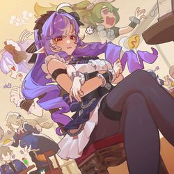 This is a pixiv picture whose title is 女僕.