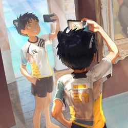 This is a pixiv picture whose title is 🗑️Exhibit.