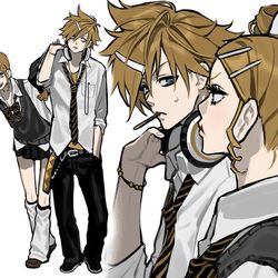 This is a pixiv picture whose title is GAL - RIN & LEN.