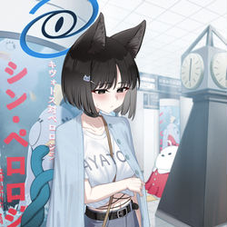 This is a pixiv picture whose title is キキョウとデートシリーズその1：待ち合わせ.