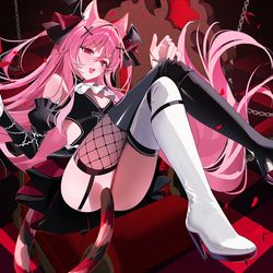 This is a pixiv picture whose title is 音戯リンネ.