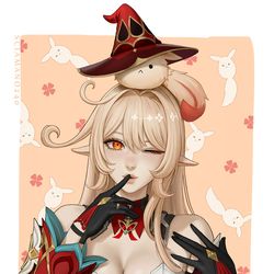 This is a pixiv picture whose title is Alice  - Genshin Impact.