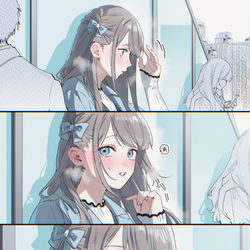 This is a pixiv picture whose title is みつけた.