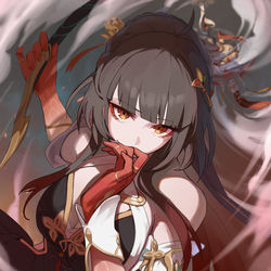 This is a pixiv picture whose title is 霊砂さん.