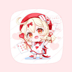 This is a pixiv picture whose title is トランプ兵なクレーちゃん❤️.