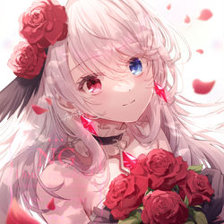 This is a pixiv picture whose title is 🌹.